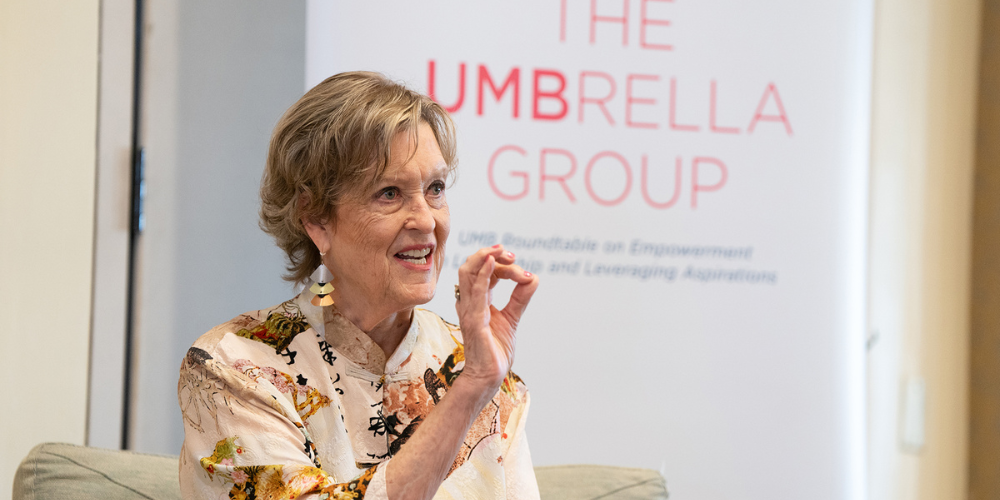 Dr. Jody Olsen speaks during an event