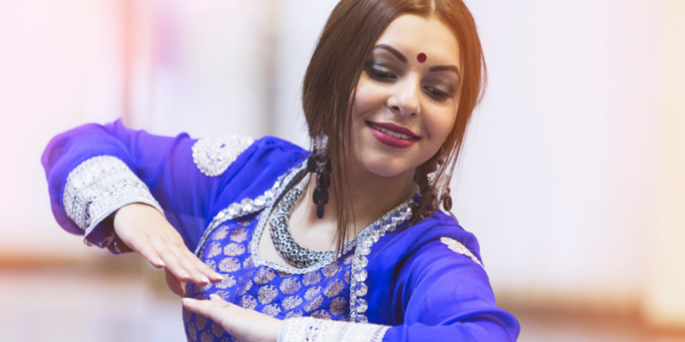 A Bollywood dancer