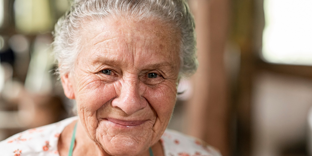 Close up of a senior woman in Costa Rica