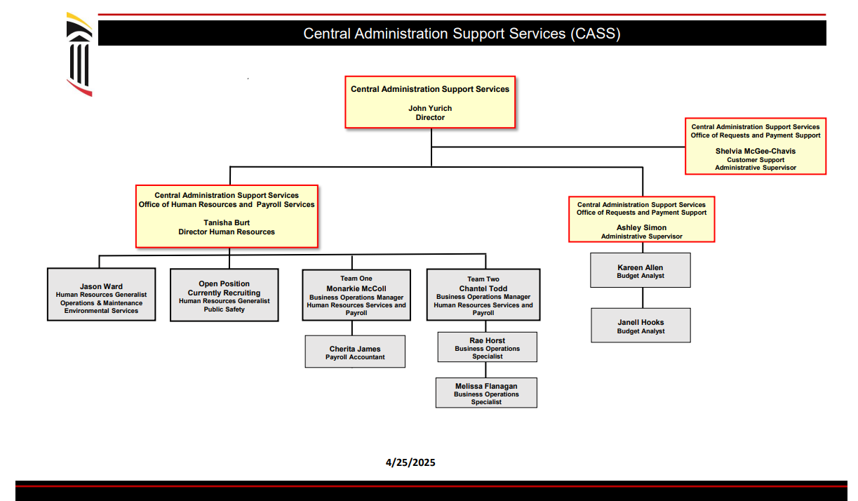 CASS Org Chart Image