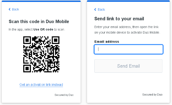 scan this code in DUO mobile