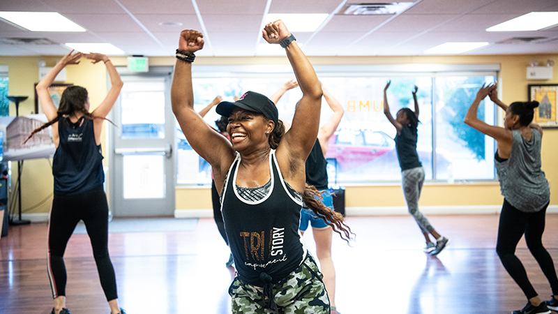 Zumba Classes in the Community Engagement Center