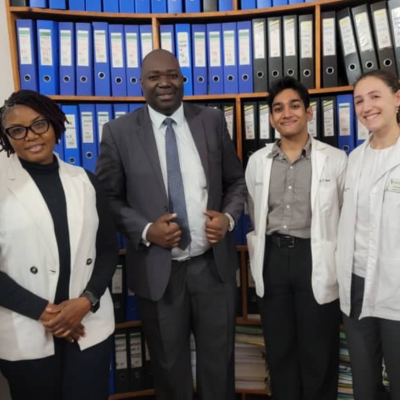 Pharmacy students study in Zambia