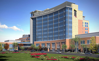 Groundbreaking for the University of Maryland Capital Region Medical Center.
