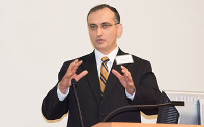 Daniel Mansour, PharmD, BCGP, FASCP, interprofessional clinical coordinator for the Peter Lamy Center on Drug Therapy and Aging at the University of Maryland School of Pharmacy.