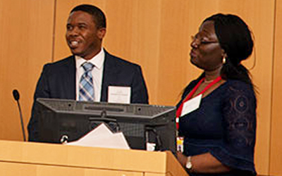 A married couple competed in the 