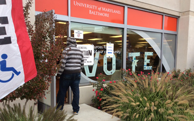 Baltimore City voters began early voting on Oct. 27 at the Community Engagement Center in West Baltimore.