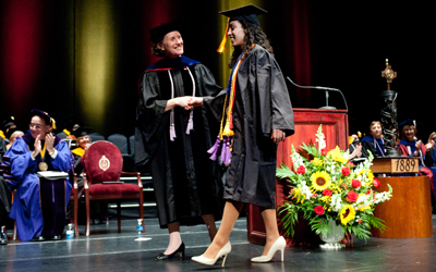 The University of Maryland School of Nursing December 2014 graduation at the Hippodrome in Baltimore, Md.