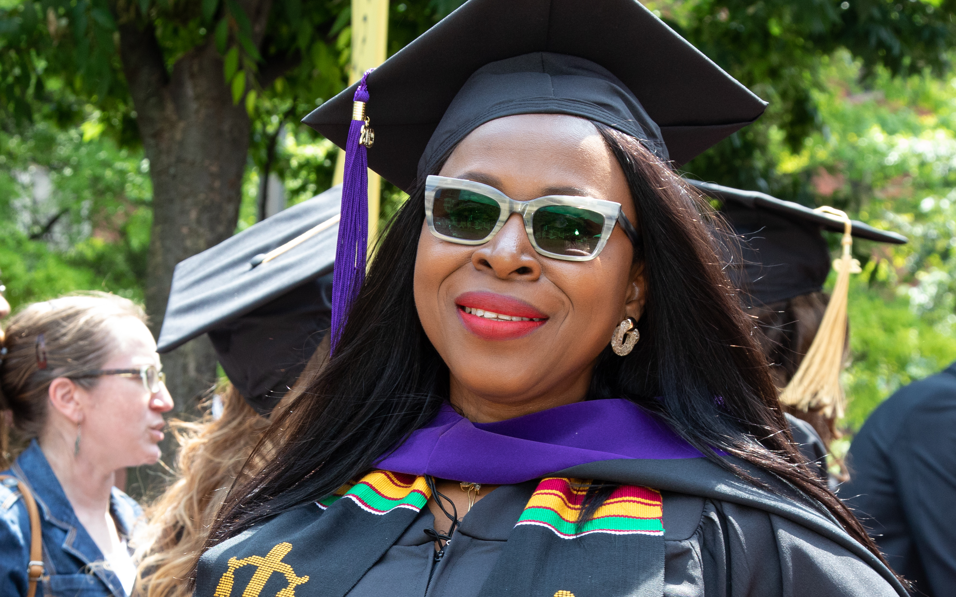 The University of Marland, Baltimore's class of 2019 head to Univerisyt Plaza to celebrate their graduation with fun, food, and music at Party in the Park.