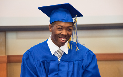 Project Search graduate Larry Flagg