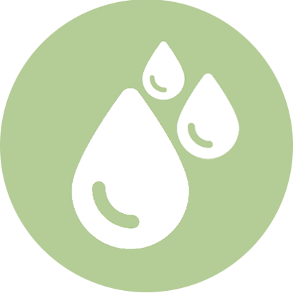 Sustainability icon for bottle filling stations