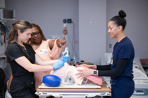 students in the classroom learning