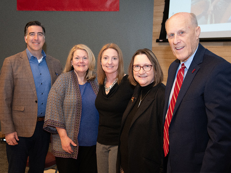 IPE Staff with UMB President Bruce Jarrell