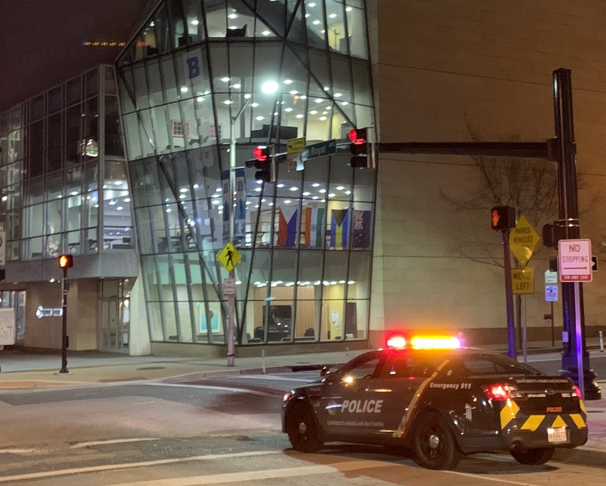 UMB Police Car at University of Baltimore