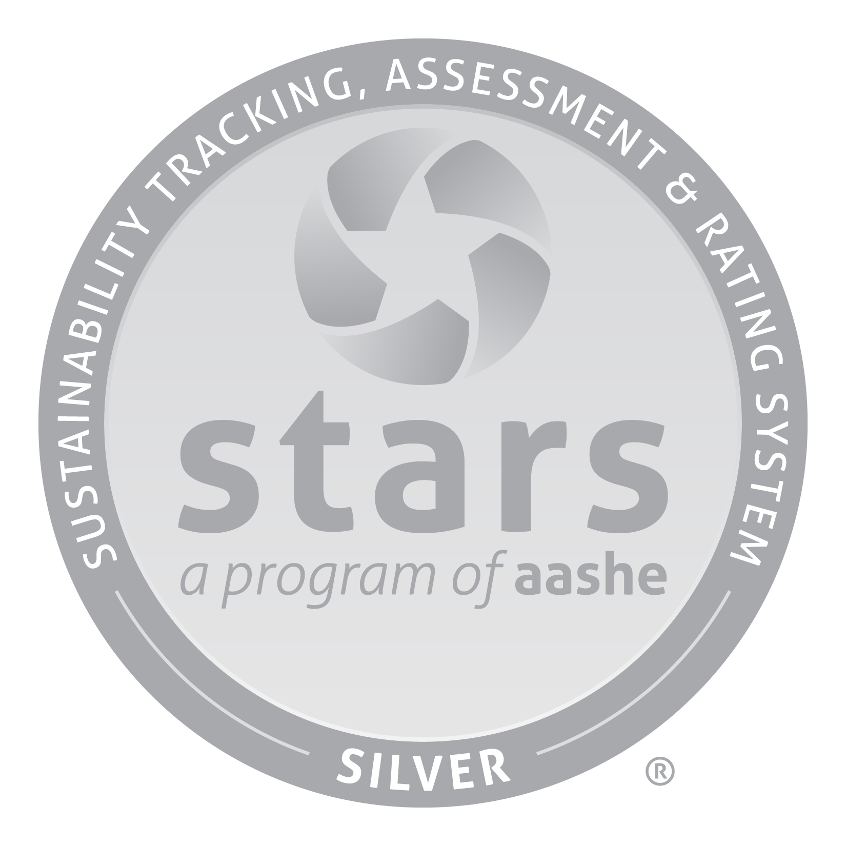 AASHE stars silver seal